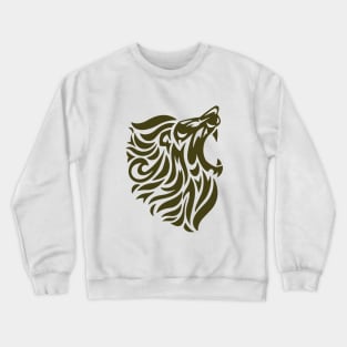 African Lion Inspired Crewneck Sweatshirt